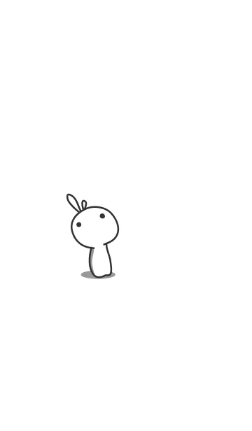 [LINE着せ替え] rabbit staring-109の画像1