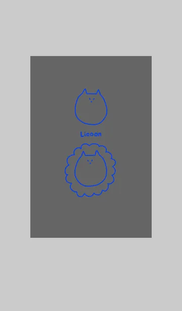 [LINE着せ替え] Liooon Hollowed ao 5の画像1