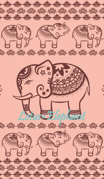 [LINE着せ替え] Lotus×Elephantの画像1