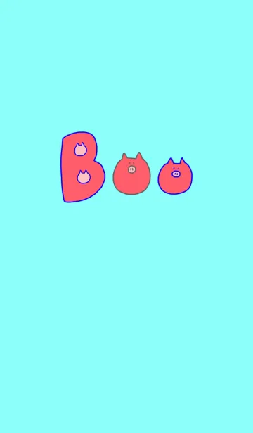 [LINE着せ替え] Boo #2+4の画像1