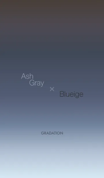 [LINE着せ替え] AshGray×Blueige <大人カラーリング>の画像1