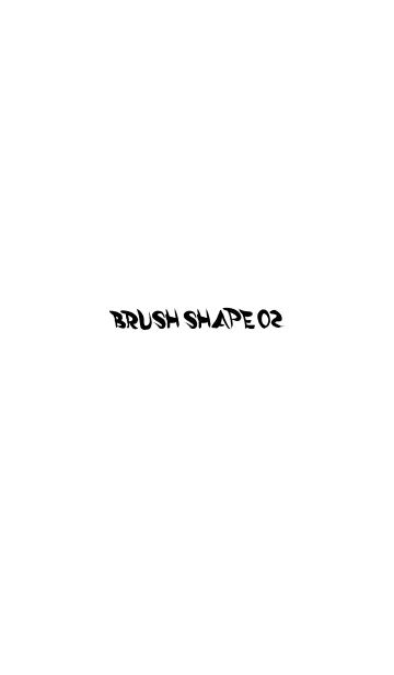 [LINE着せ替え] BRUSH SHAPE 02の画像1