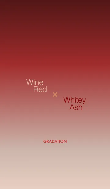 [LINE着せ替え] WineRed×WhiteyAsh <大人カラーリング>の画像1