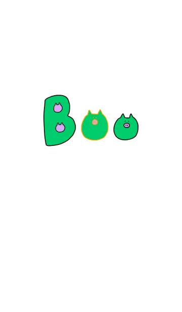 [LINE着せ替え] Boo #4+4の画像1