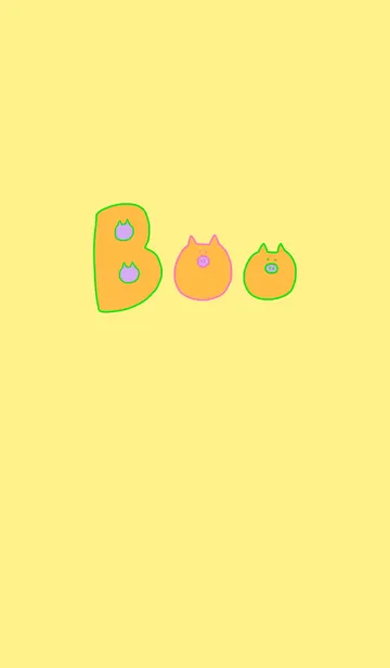 [LINE着せ替え] Boo #8+4の画像1