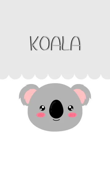 [LINE着せ替え] Simple Lovely KoalaTheme (jp)の画像1