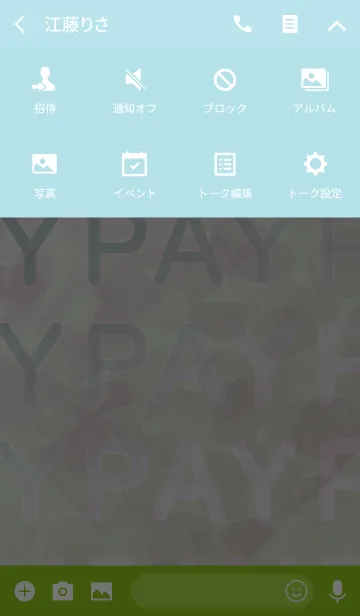 [LINE着せ替え] 大人のグリーンPAYの画像4