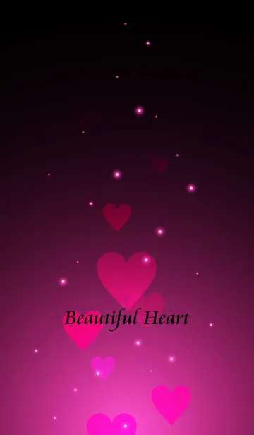 [LINE着せ替え] - Beautiful Cherry Pink Heart -の画像1