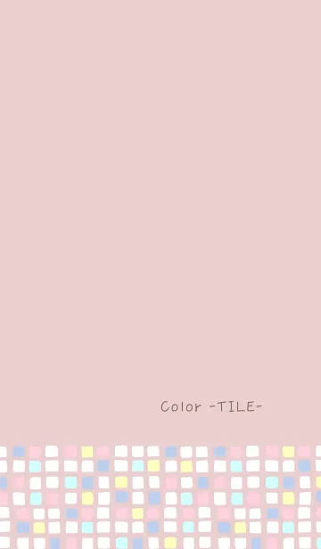 [LINE着せ替え] Color -TILE- 22の画像1