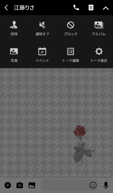 [LINE着せ替え] Antique Rose Gothic 6 大人かわいいver.の画像4