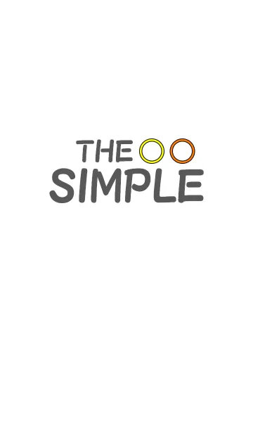 [LINE着せ替え] THE SIMPLE 1の画像1