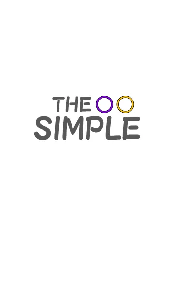 [LINE着せ替え] THE SIMPLE 4の画像1