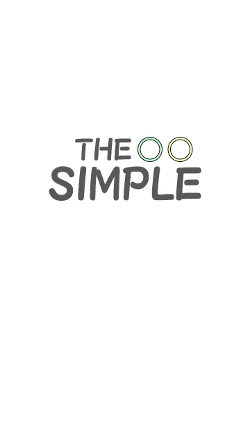 [LINE着せ替え] THE SIMPLE 6の画像1