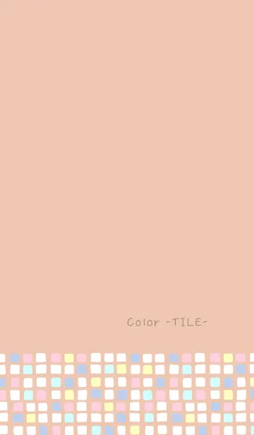 [LINE着せ替え] Color -TILE- 25の画像1