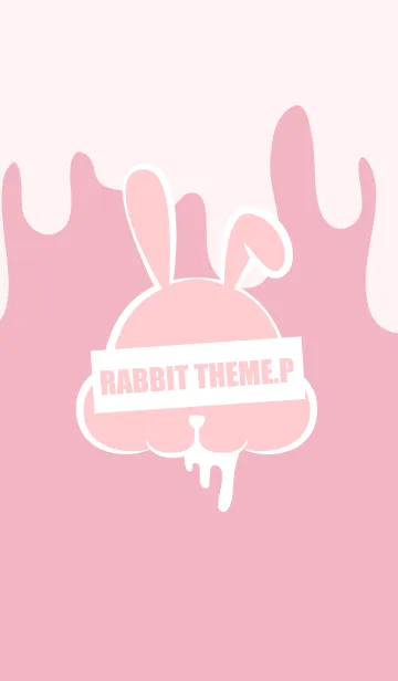 [LINE着せ替え] DARK RABBIT.PINK＆PINKの画像1