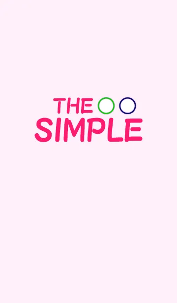 [LINE着せ替え] THE SIMPLE pink 2の画像1