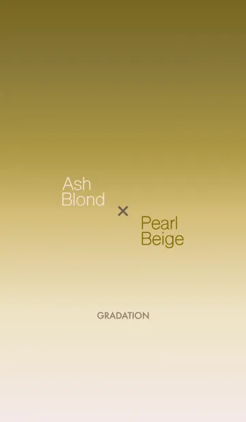 [LINE着せ替え] AshBlond×PearlBeige <大人カラーリング>の画像1