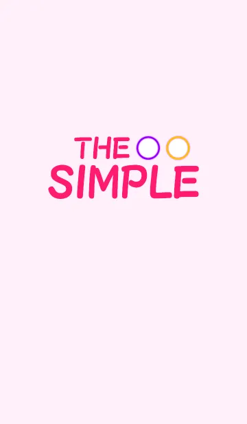 [LINE着せ替え] THE SIMPLE pink 4の画像1