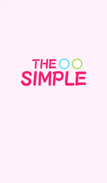 [LINE着せ替え] THE SIMPLE pink 5の画像1