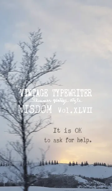 [LINE着せ替え] VINTAGE TYPEWRITER WISDOM Vol.XLVIIの画像1