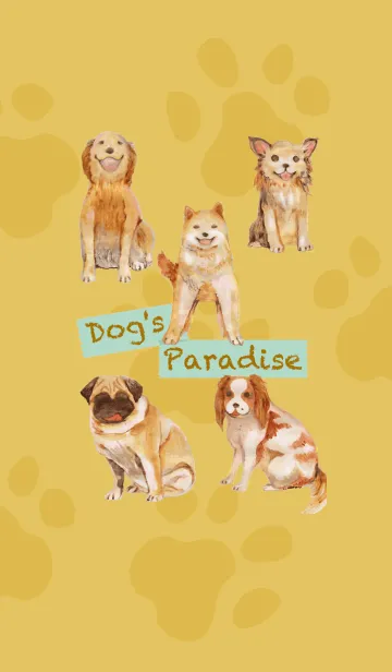 [LINE着せ替え] Dog's Paradiseの画像1