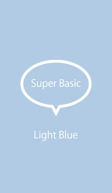 [LINE着せ替え] Super Basic Light Blueの画像1