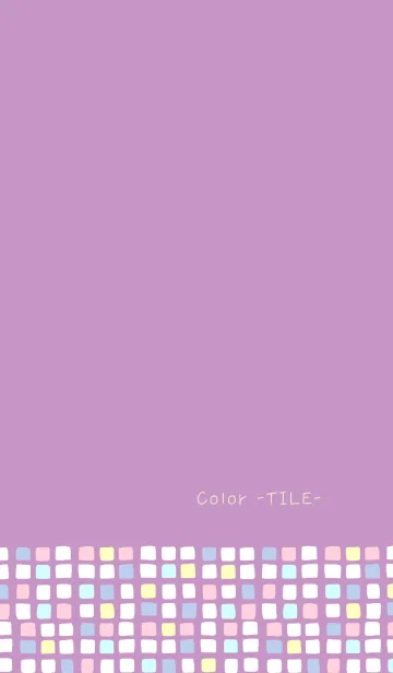 [LINE着せ替え] Color -TILE- 27の画像1