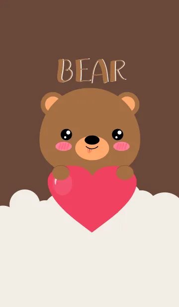 [LINE着せ替え] I am Lovely Bear Theme (jp)の画像1