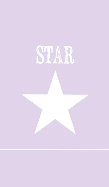 [LINE着せ替え] -STAR light purple ver.-の画像1