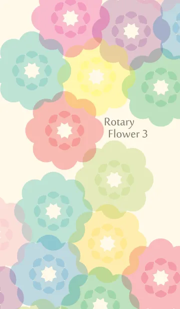 [LINE着せ替え] Rotary Flower 3の画像1