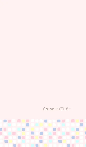 [LINE着せ替え] Color -TILE- 28の画像1