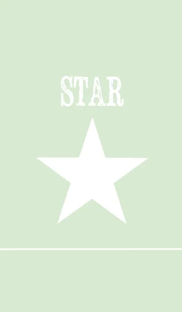 [LINE着せ替え] -STAR light green ver.-の画像1