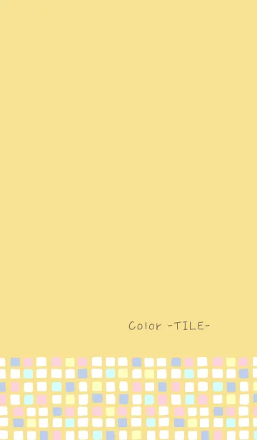 [LINE着せ替え] Color -TILE- 30の画像1