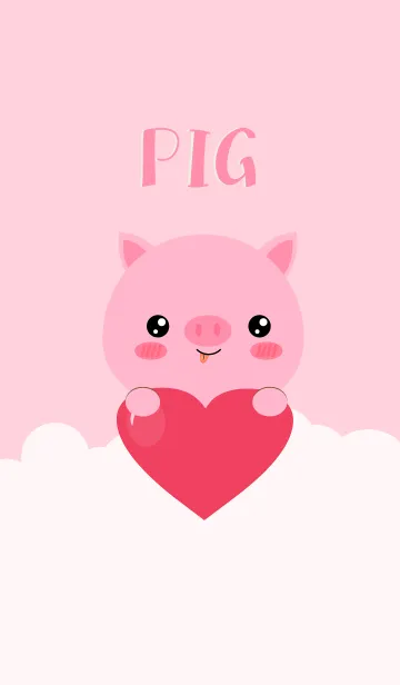 [LINE着せ替え] I am Lovely Pig Theme (jp)の画像1