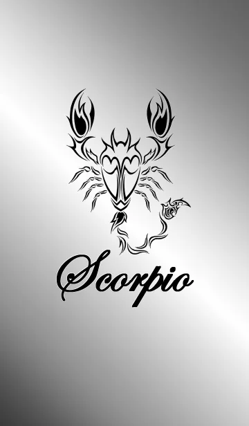 [LINE着せ替え] Scorpio - line art (蠍座)の画像1