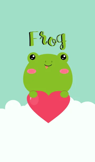 [LINE着せ替え] I am Lovely Frog Theme (jp)の画像1