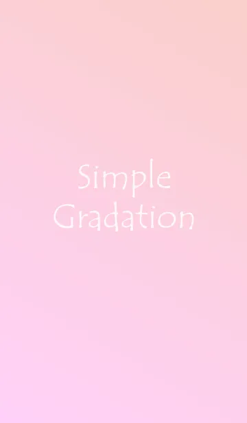 [LINE着せ替え] Simple Gradation -PINK2-の画像1