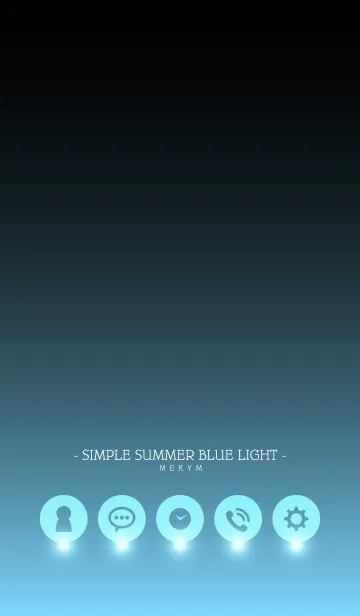 [LINE着せ替え] - SIMPLE SUMMER BLUE LIGHT -の画像1