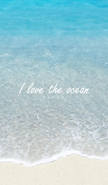 [LINE着せ替え] I love the ocean 3 -SUMMER-の画像1