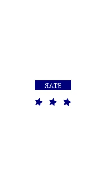 [LINE着せ替え] Blue three starsの画像1