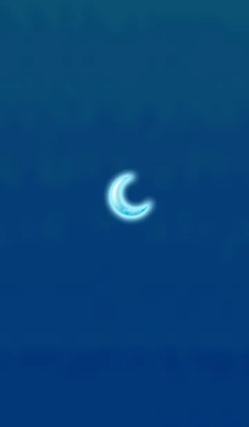 [LINE着せ替え] Beautiful crescent moon blue tonightの画像1