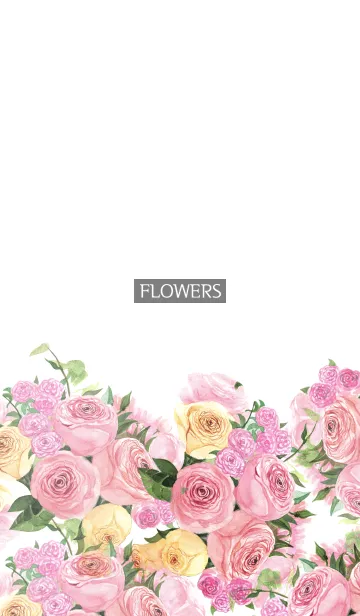 [LINE着せ替え] water color flowers_572の画像1