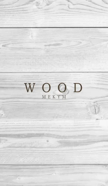 [LINE着せ替え] WHITE WOOD SIMPLE ICON 2の画像1