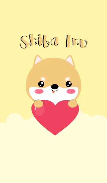 [LINE着せ替え] I am Lovely Shiba Inu Dog Theme(jp)の画像1