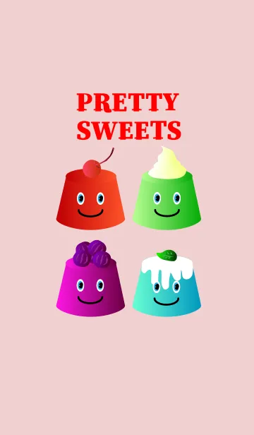 [LINE着せ替え] Colorful pretty sweetsの画像1