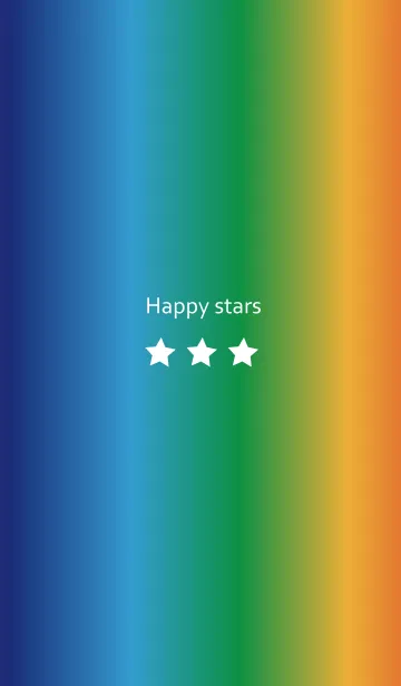 [LINE着せ替え] Happy stars in rainbowの画像1