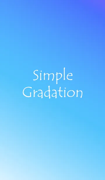 [LINE着せ替え] Simple Gradation - BLUE 2 -の画像1