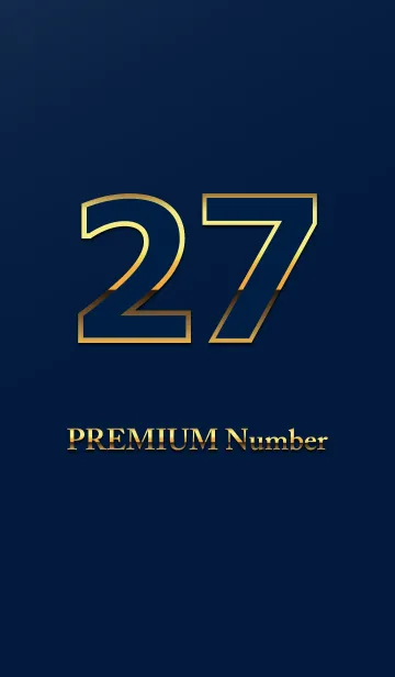 [LINE着せ替え] PREMIUM Number 27の画像1