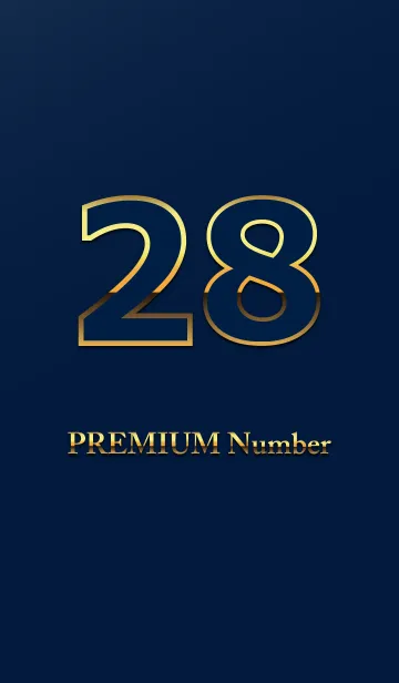 [LINE着せ替え] PREMIUM Number 28の画像1