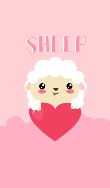 [LINE着せ替え] I am Lovely Sheep Theme (jp)の画像1